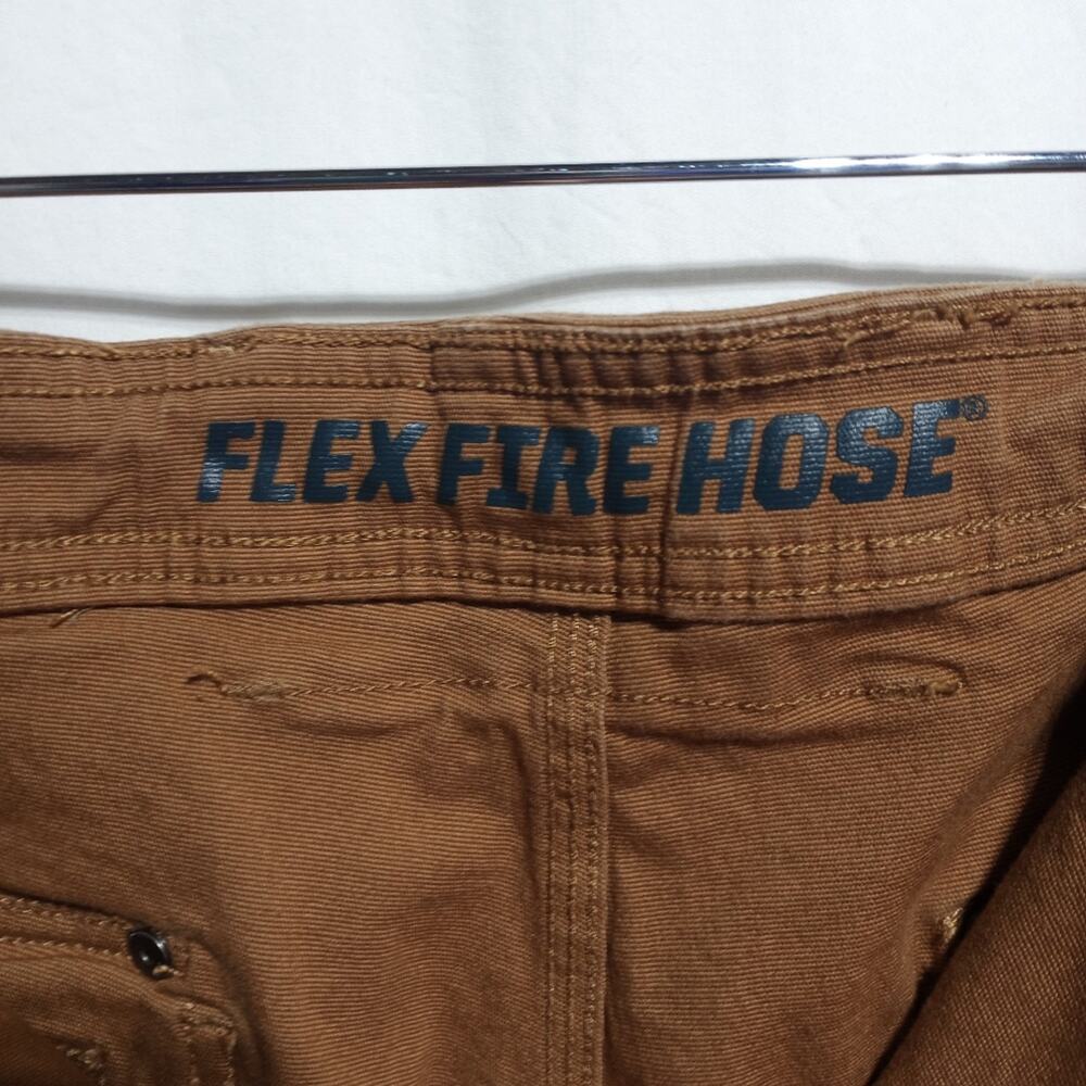 Duluth Trading Co Men's Flex Fire Hose Brown Cargo Shorts Size 42 Inseam 9" - Picture 4 of 7